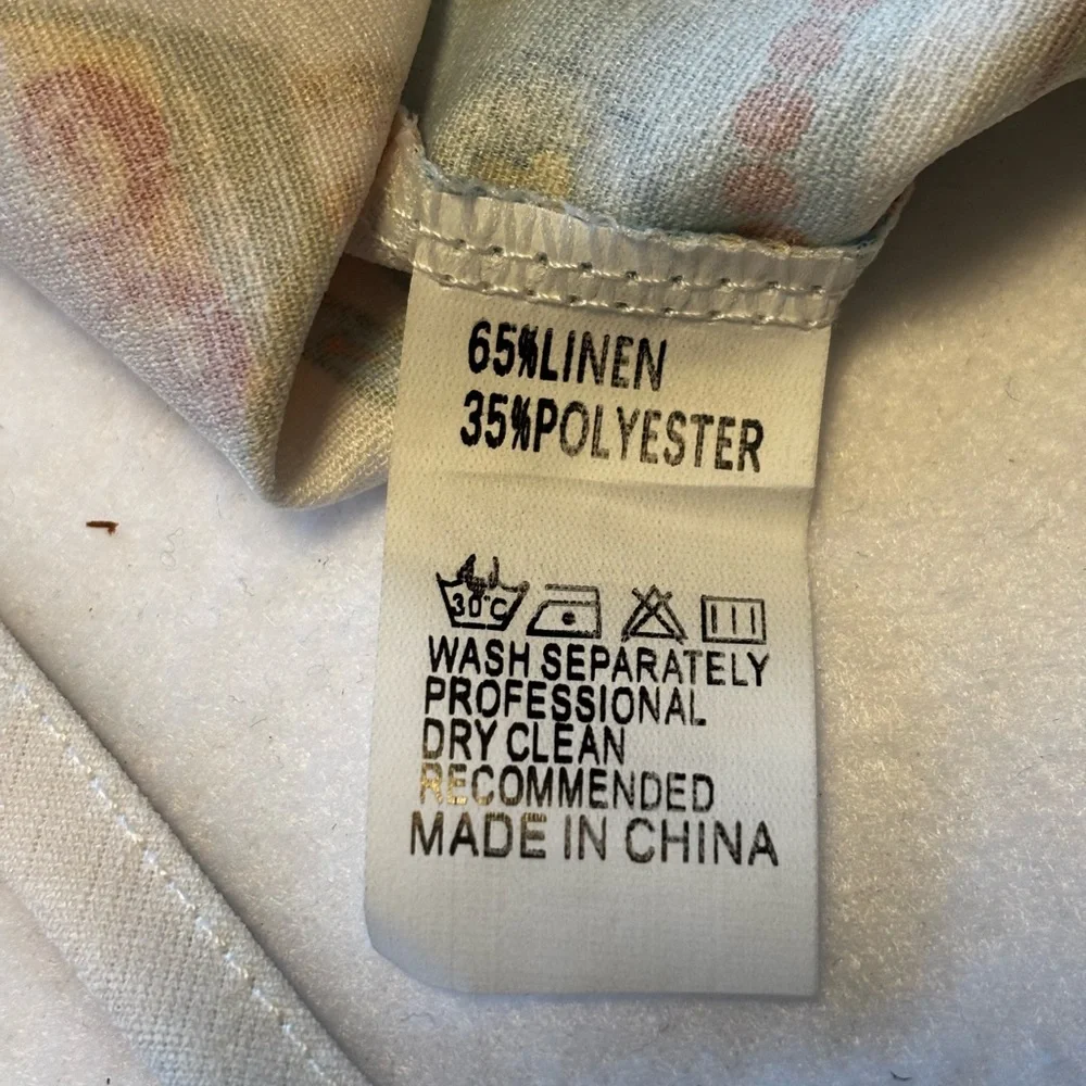 Boho‎ Retro Paisley Print Zip Up Tie Waist Dress XL - Picture 4 of 10